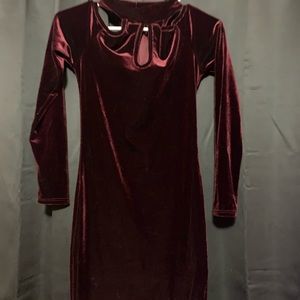 Dark red kind of dress